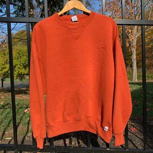 Vintage Style Pumpkin Orange Russell Crewneck